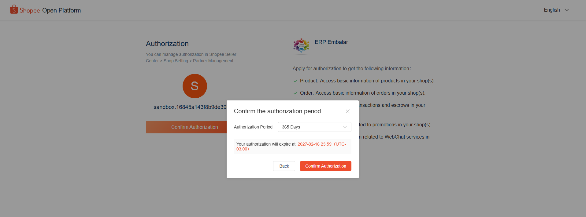 Credenciais (Code) Part.3 - Shopee Developer