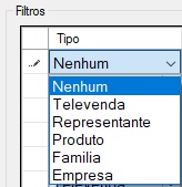 Tipo de Filtro