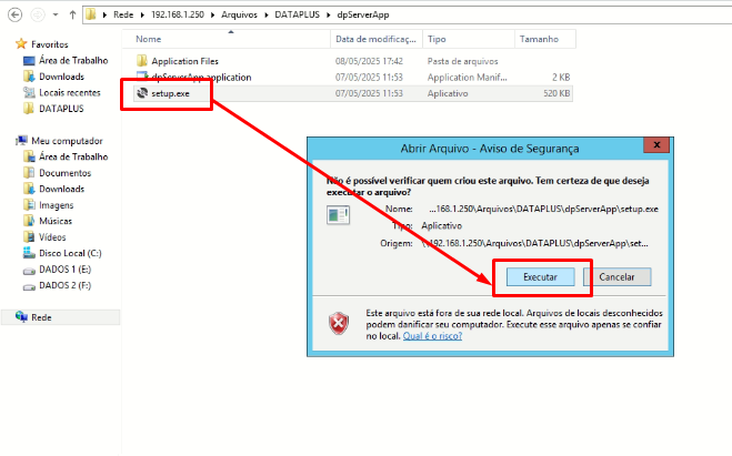 Arquivo:Executando dpserver.png