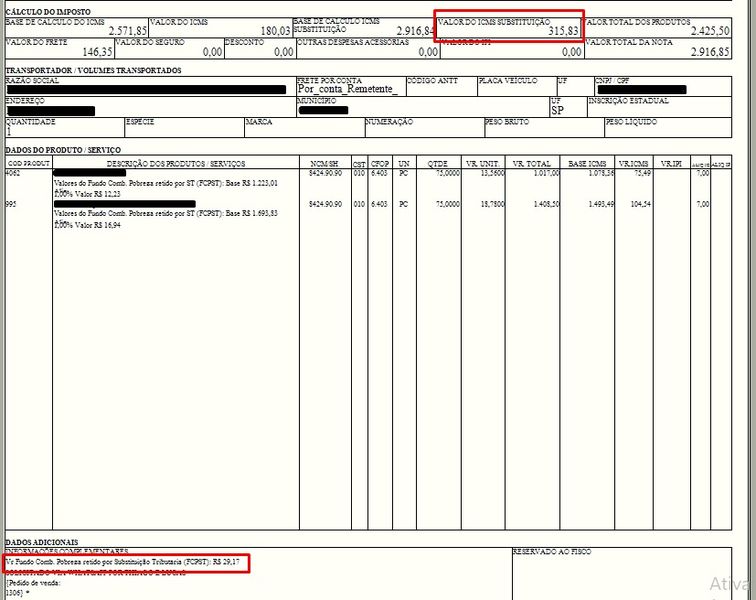 Arquivo:DANFE Imposto FCP ST.jpg