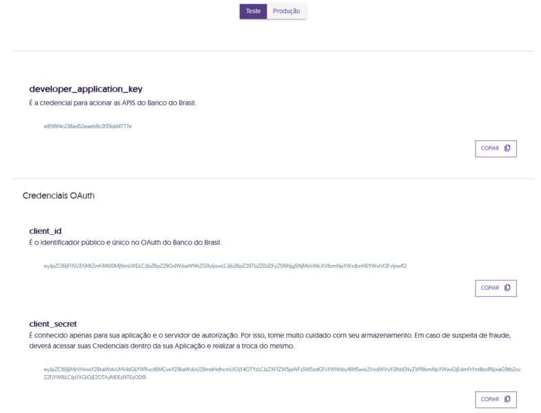 Arquivo:Credenciais de teste.png
