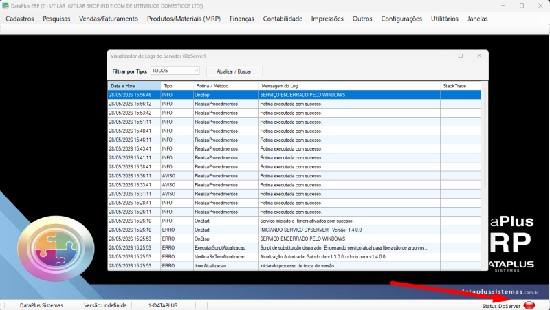 Arquivo:Logs do DpServer - dpServerService.png